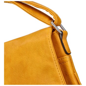 Dámska crossbody kabelka tmavo žltá - Romina Louly