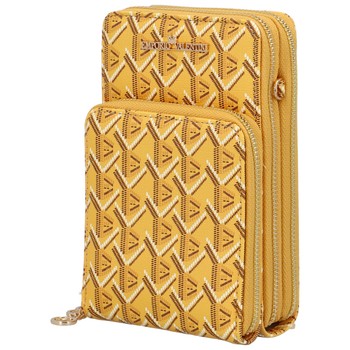 Dámska peňaženka vrecko na mobil žltá - Coveri Luii