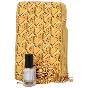 Dámska peňaženka vrecko na mobil žltá - Coveri Luii