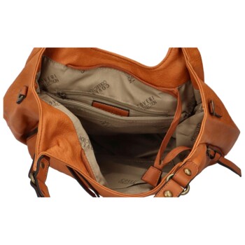 Kabelka do ruky aj cez rameno svetlo hnedá - Coveri Luisa