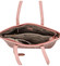 Pevná dámska kabelka svetlo ružová - Coveri Lusingiero
