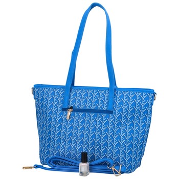 Pevná dámska kabelka modrá - Coveri Lusingiero