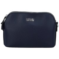 Pevná dámska crossbody kabelka tmavo modrá - Coveri Layla