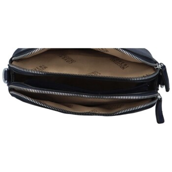 Pevná dámska crossbody kabelka tmavo modrá - Coveri Layla