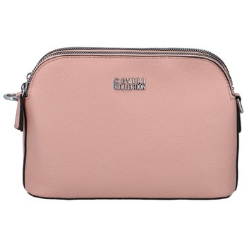 Pevná dámska crossbody kabelka ružová - Coveri Layla