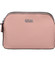 Pevná dámska crossbody kabelka ružová - Coveri Layla