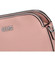 Pevná dámska crossbody kabelka ružová - Coveri Layla
