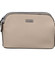 Pevná dámska crossbody kabelka taupe - Coveri Layla