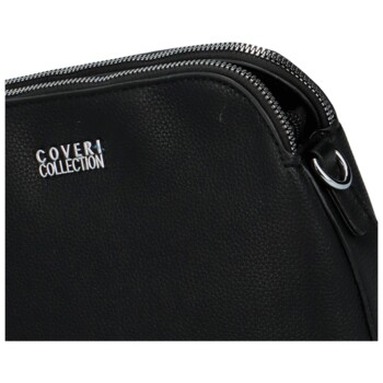 Pevná dámska crossbody kabelka čierna - Coveri Layla
