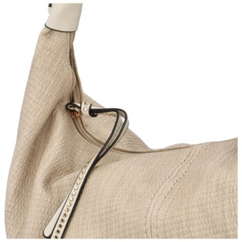 Dámska kabelka cez rameno béžová - Coveri Orena