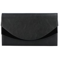 Dámska spoločenská listová kabelka čierna - Delami Kate