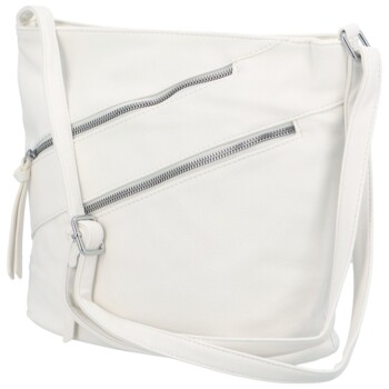 Dámska crossbody kabelka biela - Herisson Wambana
