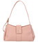 Dámska kabelka cez rameno ružová - DIANA & CO Olilika 
