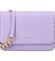 Dámska crossbody kabelka svetlofialová - DIANA & CO Berefy Snake
