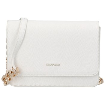 Dámska crossbody kabelka biela - DIANA & CO Berefy Snake