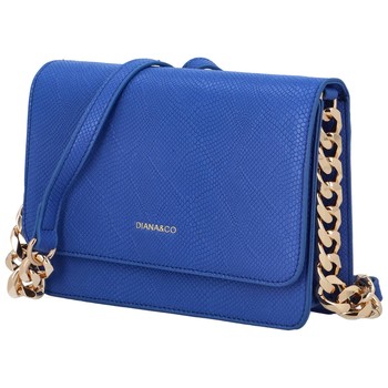 Dámska crossbody kabelka kráľovsky modrá - DIANA & CO Berefy Snake