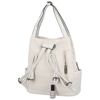Dámska kabelka batoh biela - Coveri Admuta