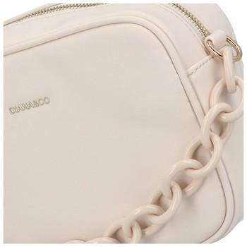 Dámska crossbody kabelka svetlobéžová - DIANA & CO Aftery