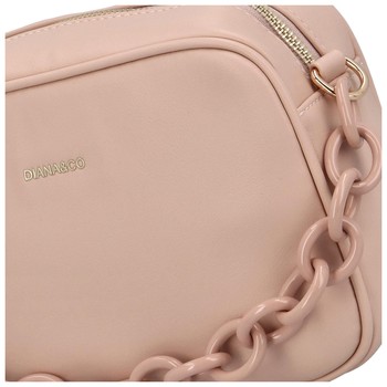 Dámska crossbody kabelka púdrovo ružová - DIANA & CO Aftery