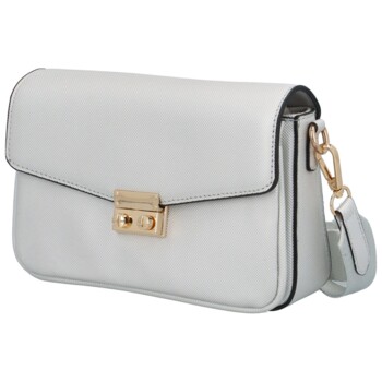 Dámska crossbody kabelka strieborná - Coveri Azteca