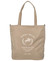 Dámska látková taška svetlá taupe- Coveri March