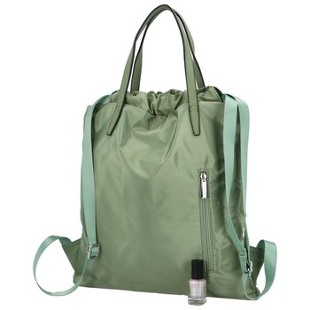 Dámsky látkový batôžtek bledo zelený - Coveri April
