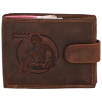 Pánska kožená peňaženka hnedá - Delami Aroga Vodnár