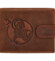 Pánska kožená peňaženka hnedá - Delami Aroga Kozorožec