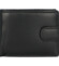 Pánska kožená peňaženka čierna hladká - Tomas Alkiko