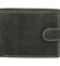 Pánska kožená peňaženka čierna brúsená - Tomas Alkiko