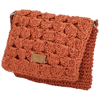 Dámska crossbody kabelka tehlová - Firenze Patty