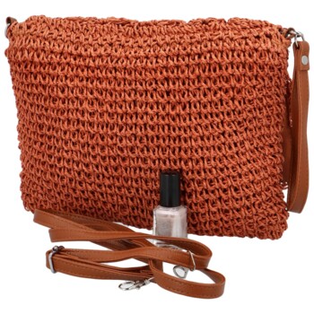Dámska crossbody kabelka tehlová - Firenze Patty