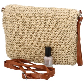 Dámska crossbody kabelka béžová - Firenze Patty