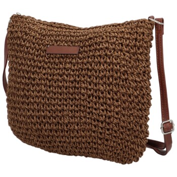 Dámska crossbody kabelka coffee - Firenze Harper