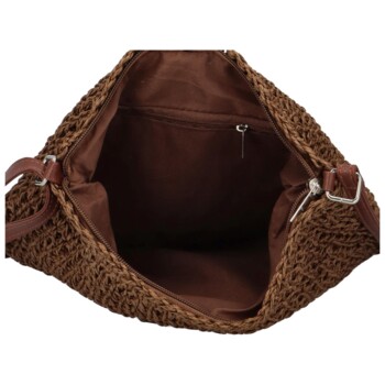 Dámska crossbody kabelka coffee - Firenze Harper