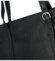 Dámska kožená kabelka cez rameno čierna - Katana Nuilia