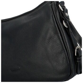 Dámska kožená crossbody čierna - Katana Helinna