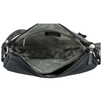 Dámska kožená crossbody čierna - Katana Helinna