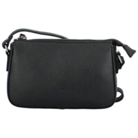 Dámska kožená crossbody kabelka čierna - Katana Zeily