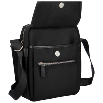 Pánska crossbody taška čierna - Katana Ferrilo
