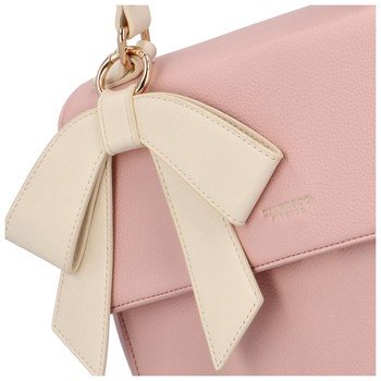 Dámska kabelka do ruky ružová - DIANA & CO MeiTei