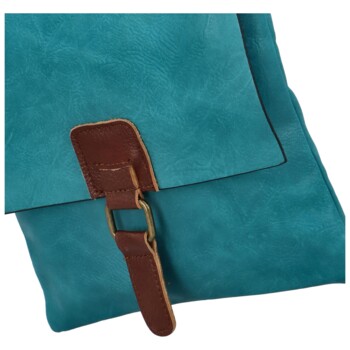 Dámska crossbody kabelka tyrkysová - Paolo bags Taisi