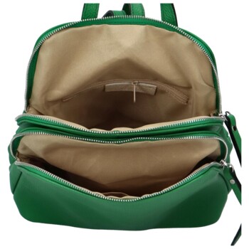 Dámsky kožený batoh zelený - ItalY Madero