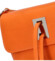 Dámska kožená crossbody kabelka oranžová - ItalY Porta