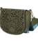 Dámska kožená crossbody kabelka khaki - ItalY Betteryela