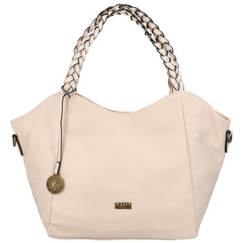 Dámska kabelka cez rameno svetlo béžová - Coveri Aurora