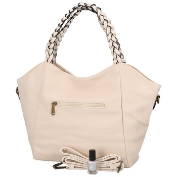 Dámska kabelka cez rameno svetlo béžová - Coveri Aurora
