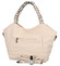 Dámska kabelka cez rameno svetlo béžová - Coveri Aurora