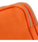 Dámske kožené crossbody púzdro oranžové - Delami Valli