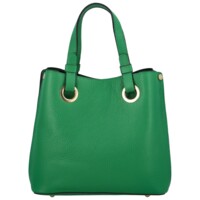 Dámska kožená kabelka zelená - Delami Roseli